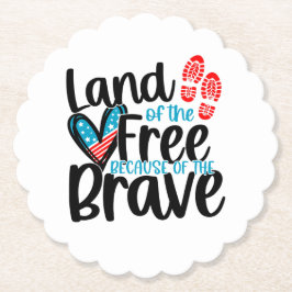 Posavasos De Papel Tierra de los libres