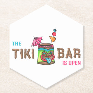 Posavasos De Papel Tiki Bar