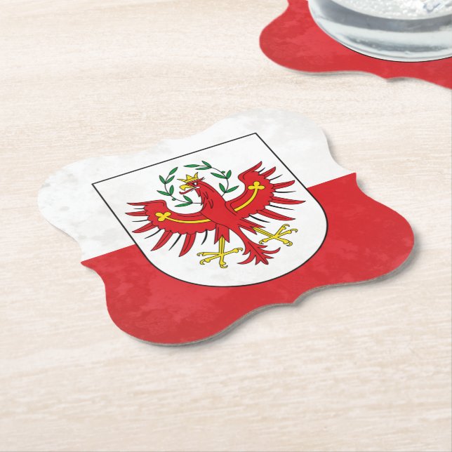 Posavasos De Papel Tirol (En perspectiva)