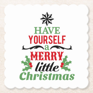 Posavasos De Papel Tómate una topografía de unos Navidades muy buenos