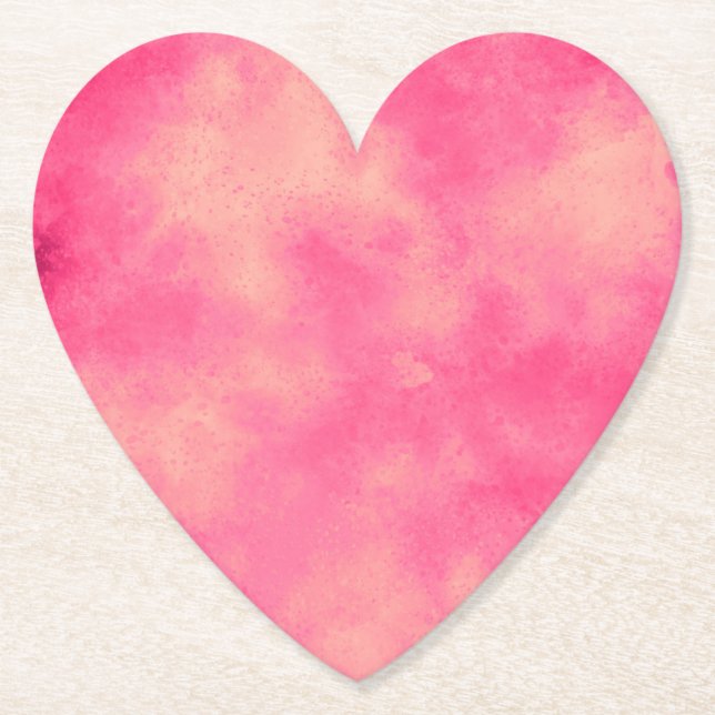 Posavasos De Papel Tormenta de arena rosa (Anverso)