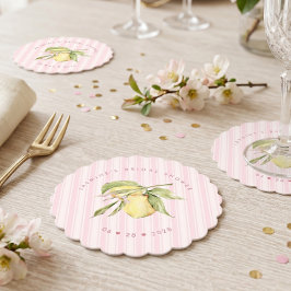 Posavasos De Papel Torta Nupcial de Limón Main Squeeze