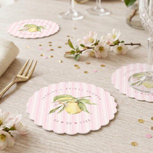 Posavasos De Papel Torta Nupcial de Limón Main Squeeze