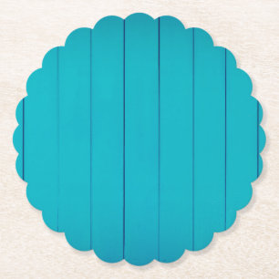Posavasos De Papel Trazado de pared pintado de color turquesa