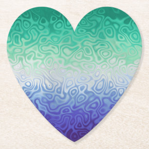 Posavasos De Papel Trippy Ripply Funky Boho MLM Hombres que Aman a Ho