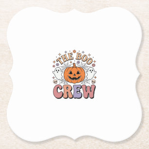 Posavasos De Papel Tripulación de fantasmas de Halloween Cute Espeluz