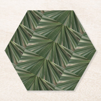 Posavasos de papel tropical