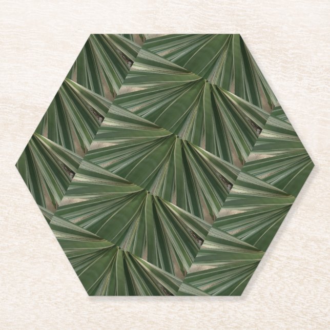 Posavasos de papel tropical (Anverso)