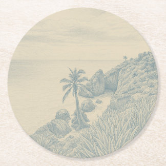 Posavasos de papel Tulum