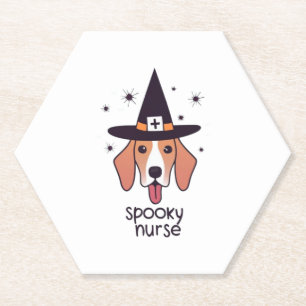 Posavasos De Papel Un espeluznante encantamiento de Halloween para un