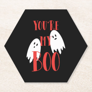 Posavasos De Papel Un fantasma de Halloween