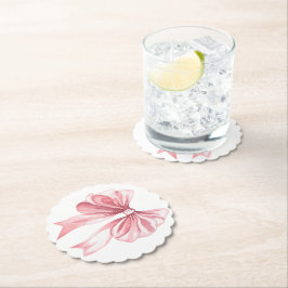 Posavasos De Papel Un lazo para una niña Tini bebé