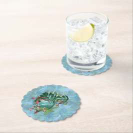 Posavasos De Papel Un mundo fantástico con sabor tropical