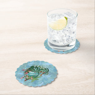 Posavasos De Papel Un mundo fantástico con sabor tropical