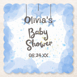 Posavasos De Papel Un sorbo de sol: acuarela personalizada