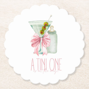 Posavasos De Papel Una niña bebé tini