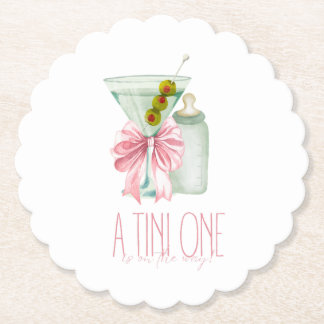 Posavasos De Papel Una niña bebé tini