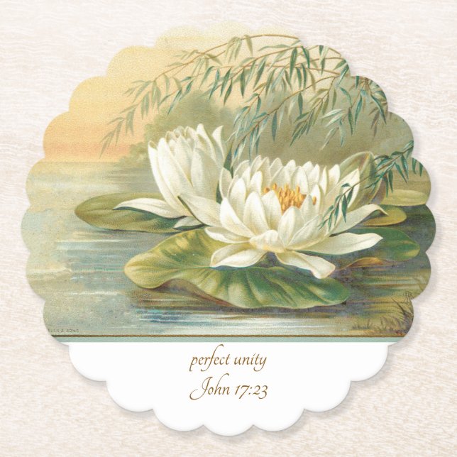 Posavasos De Papel Unidad perfecta (Anverso)