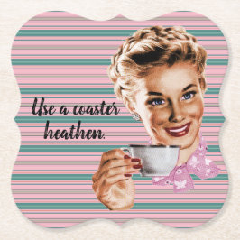 Posavasos De Papel Usa una montaña rusa. Wine Coaster
