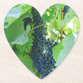 Posavasos De Papel Uvas azules