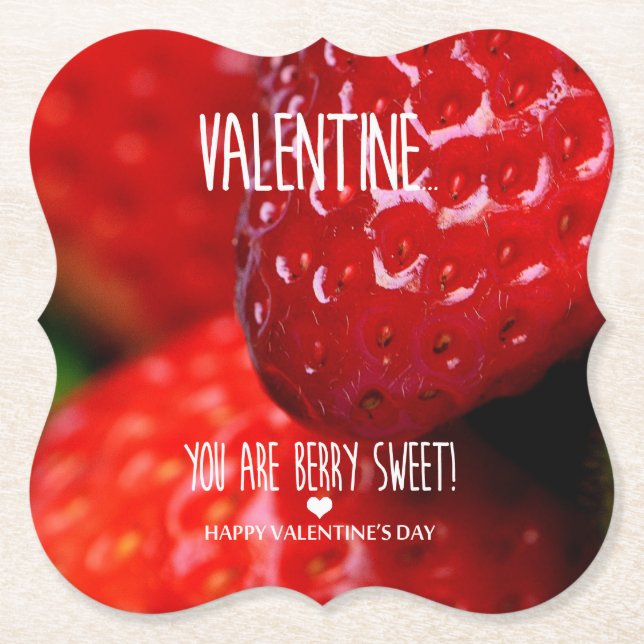 Posavasos De Papel Valentín, eres muy dulce. (Anverso)