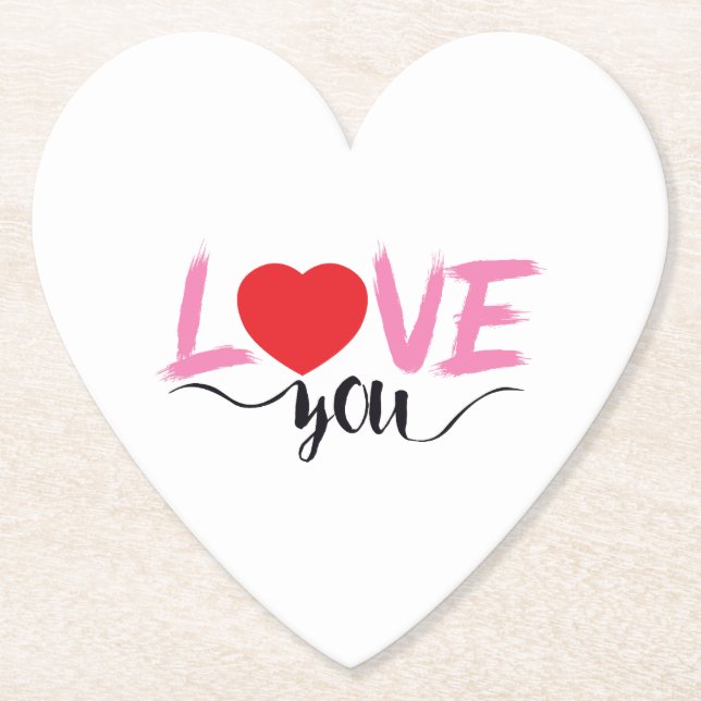 Posavasos De Papel valentina (Anverso)