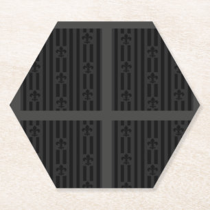 Posavasos De Papel Velvet negro