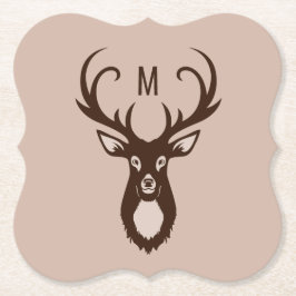 Posavasos De Papel Venado con sus galletitas monográficas