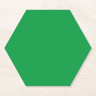 Posavasos De Papel Verde aburrido, Casa de la Moneda Oscura, Verde Fa