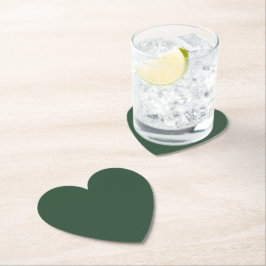Posavasos De Papel Verde Pino