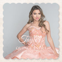 Vestido de Quinceañera Foto con Fuente de Dos Colo
