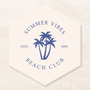 Posavasos De Papel Vibraciones de Verano
