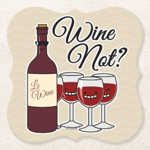 Posavasos De Papel Vidrio sin uvas alcohol rosado rojo