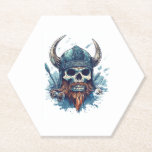 Posavasos De Papel Viking Skull Berserker<br><div class="desc">Viking Skull Berserker</div>