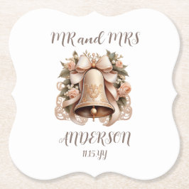 Posavasos De Papel Wedding Bell Coaster