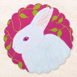 Posavasos De Papel white rabbit