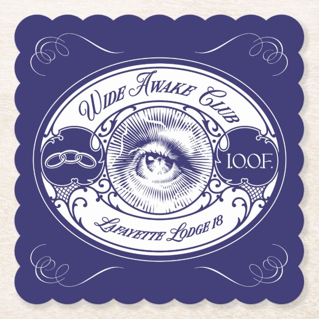 Posavasos De Papel Wide Awake Club Coaster (Anverso)