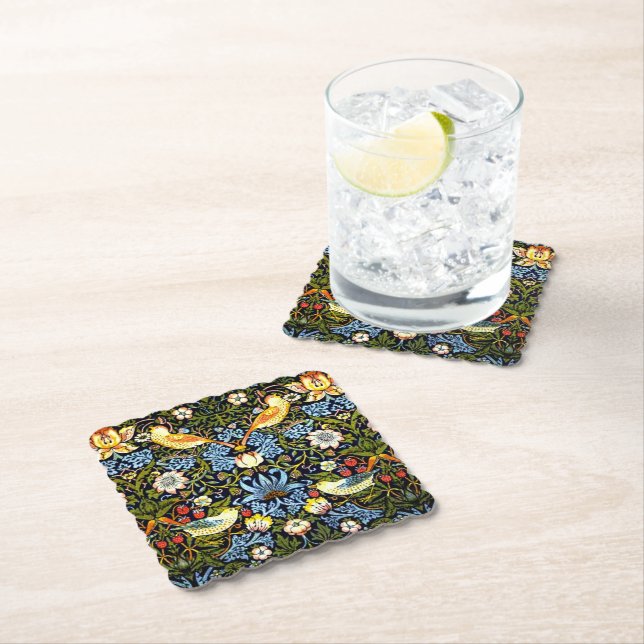 Posavasos De Papel William Morris, ladrón de fresas (In situ)