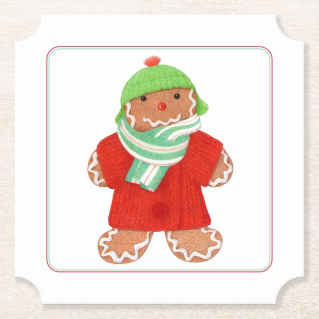 Posavasos De Papel WOOLIE GINGERBREAD Entrenadores (Anverso)