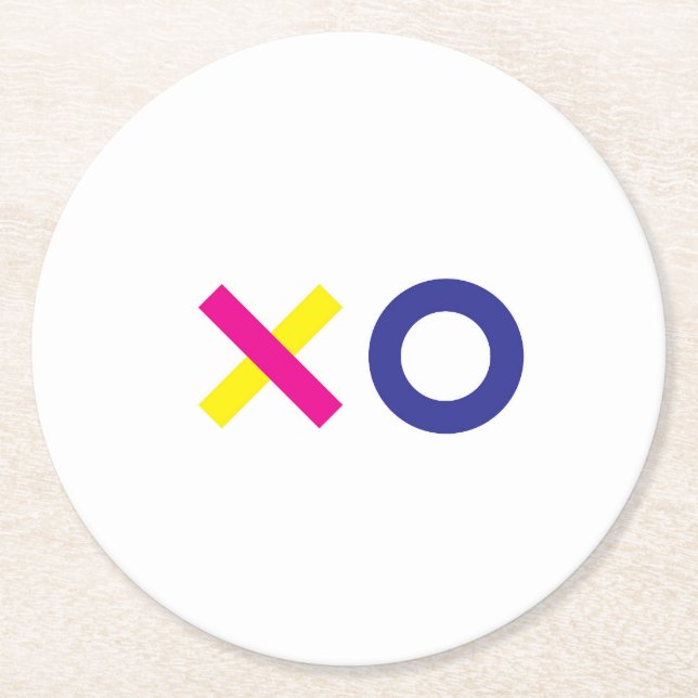 Posavasos de papel XO (Anverso)
