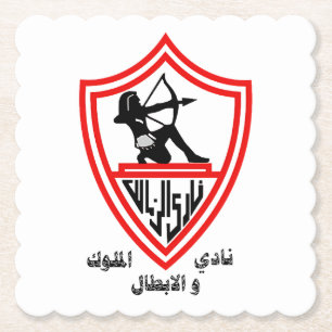 Posavasos De Papel Zamalek SC - Reyes y Campeones Club