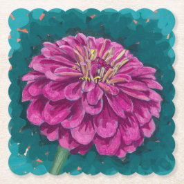Posavasos De Papel Zinnia Paper Coaster