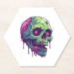 Posavasos De Papel Zombie Skull Apocalypse<br><div class="desc">Zombie Skull Apocalypse</div>