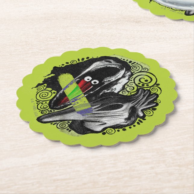 Posavasos De Papel Zumo de remolacha | Adam y Barbara Scary (En perspectiva)