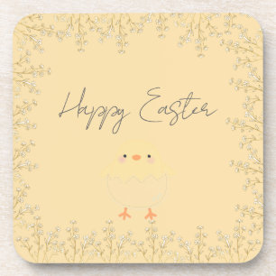 Posavasos de Pascua de color amarillo pastel - Per