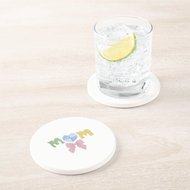 Posavasos de patchwork para el día de la madre (Lado)