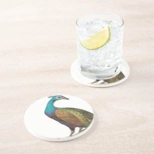 Posavasos de Pavo Real Vintage