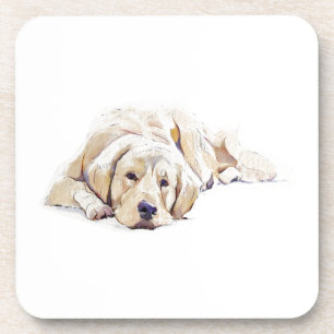 Posavasos de Perro Golden Retriever - Regalo para