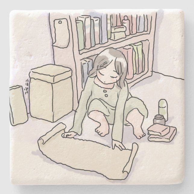 POSAVASOS DE PIEDRA さいくにじ (Anverso)