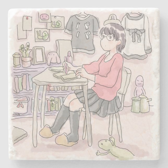 POSAVASOS DE PIEDRA さにごくじ (Anverso)